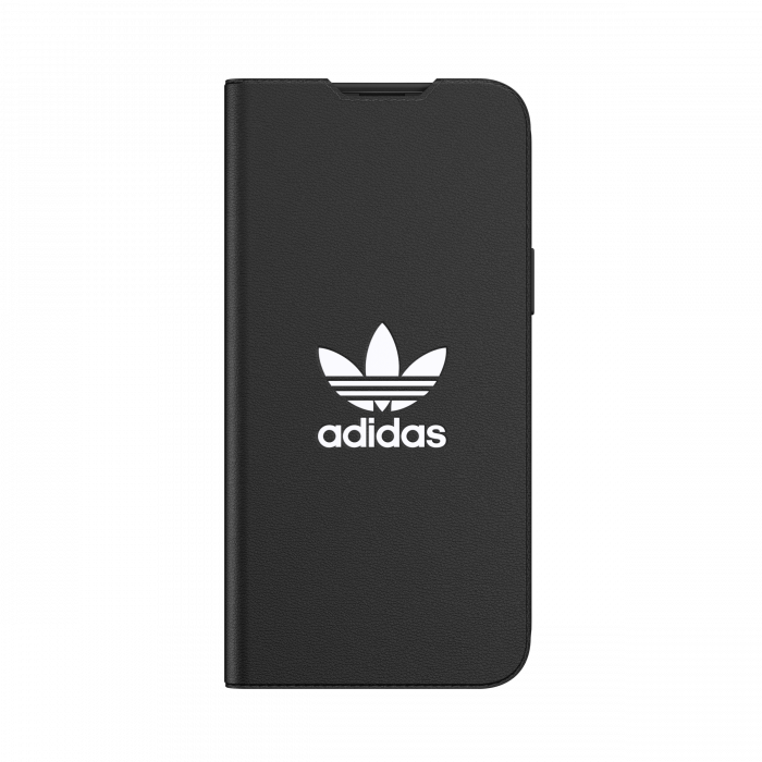 Adidas Trefoil Booklet Case for iPhone 13 Pro Max (Black/White)