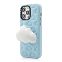 Casetify Grippy Case for iPhone 15 Pro Max (Marshmallow Cloud)