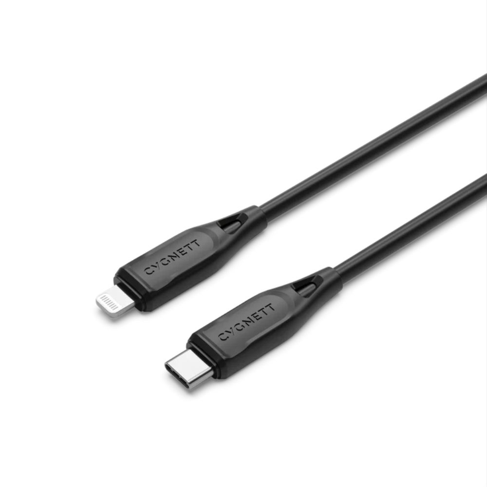 Cygnett Essentials Lightning To USB-C 2M (Black)