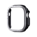 Casetify Mettalic Impact Case with Screen Protector for Apple Watch 49mm (Silver)