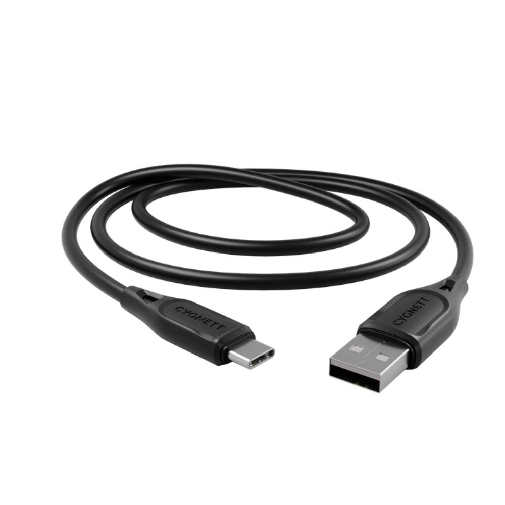 Cygnett Essentials USB-C To USB-A (2.0) 2M (Black)