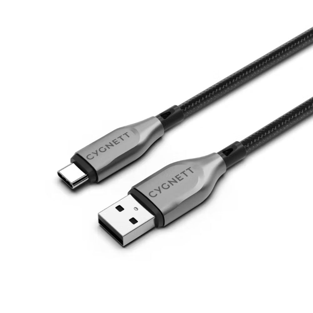 Cygnett Armoured USB-C to USB-A Cable 3M (Black)