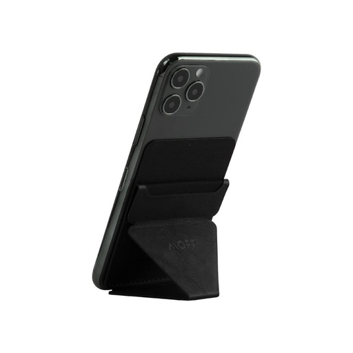 [MS007S-1-BK2021] موفت اكس حامل الهاتف مع حامل البطاقة (أسود)