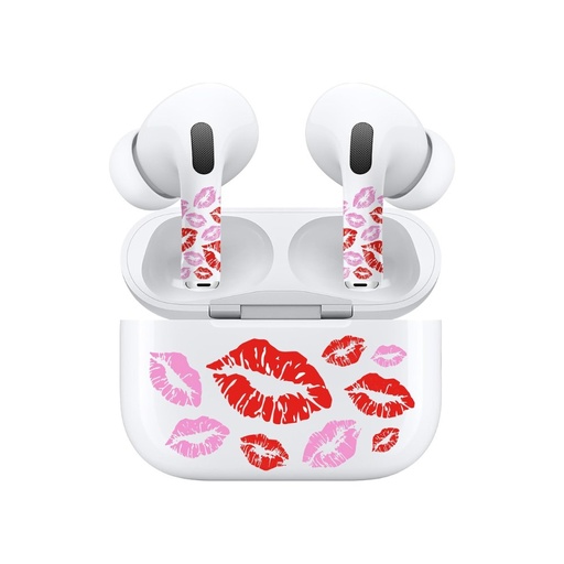 [153APPC] RockMax Skin for Airpods Pro and Case (Red Lip)