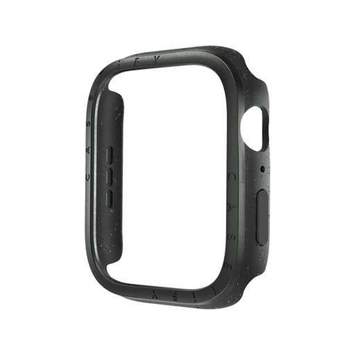 [CTF-25885774-16005042] Casetify Mettalic Impact Case with Screen Protector for Apple Watch 45mm (Black)