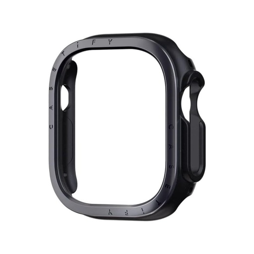 [CTF-28015229-16005640] Casetify Mettalic Impact Case with Screen Protector for Apple Watch 49mm (Black)