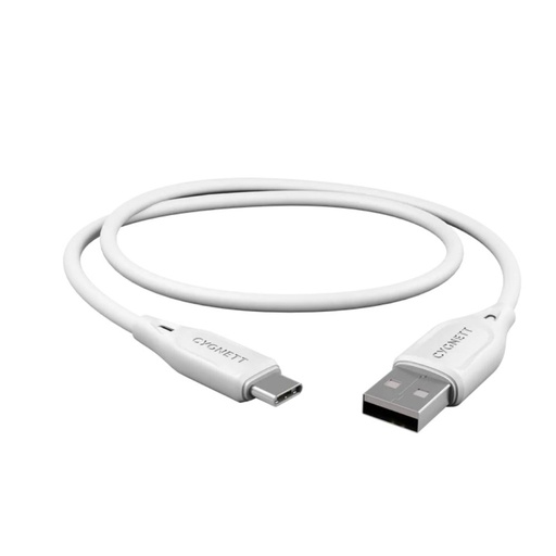 [CY4688PCUSA] Cygnett Essentials USB-C To USB-A (2.0) 1M (White)
