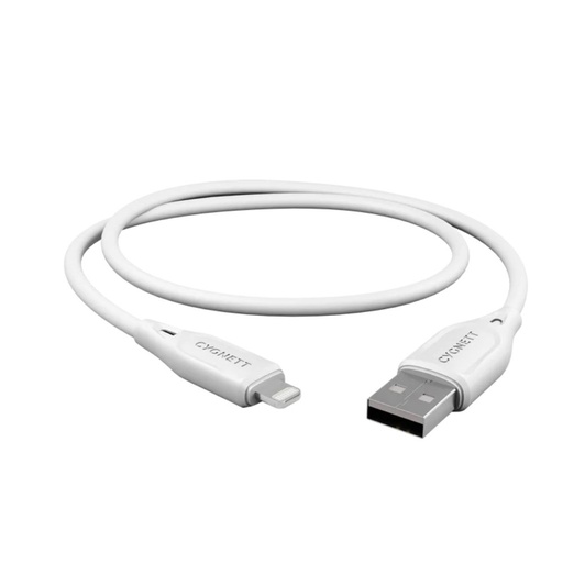 [CY4700PCCAL] Cygnett Essentials Lightning To USB-A 1M (White)