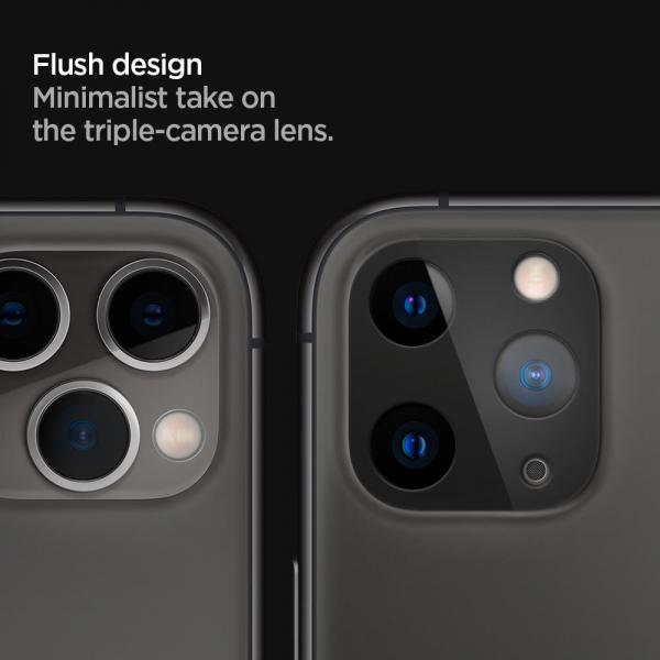 Spigen Camera Lens Screen Protector for iPhone 11 Pro/11 Pro Max (Black)