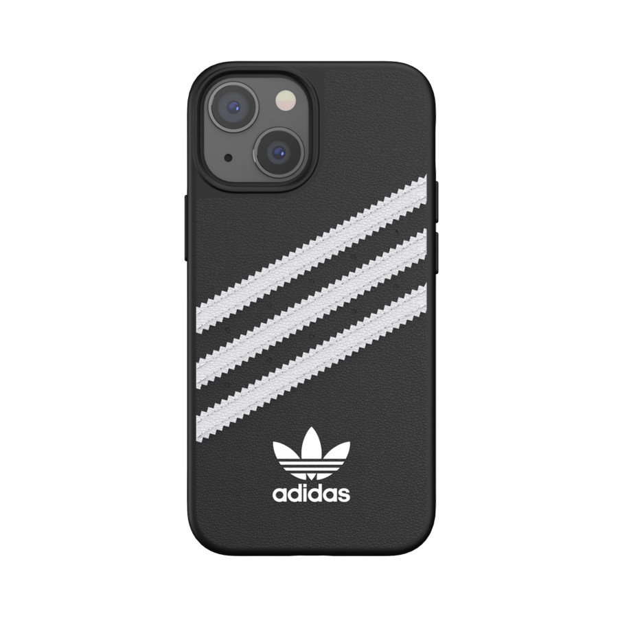 Adidas 3-Stripes Snap Case Case for iPhone 13 (Black/White )
