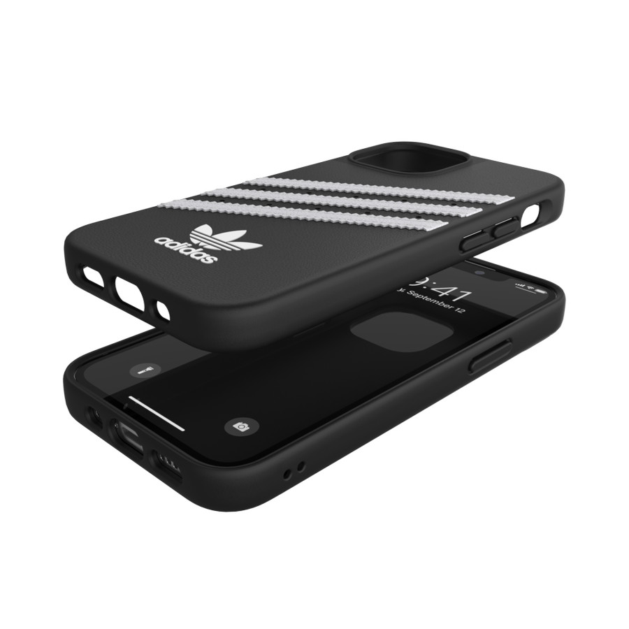 Adidas 3-Stripes Snap Case Case for iPhone 13 Pro (Black/White)