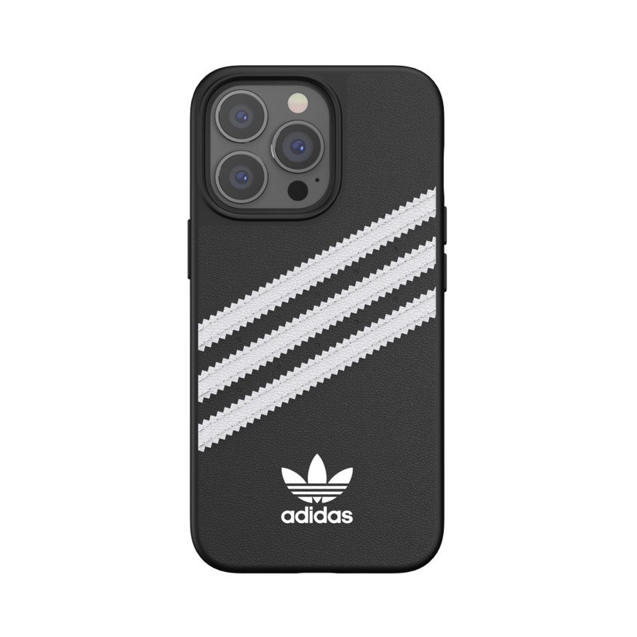Adidas 3-Stripes Snap Case Case for iPhone 13 Pro Max (Black/White)