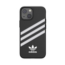 Adidas 3-Stripes Snap Case Case for iPhone 13 mini (Black/White)