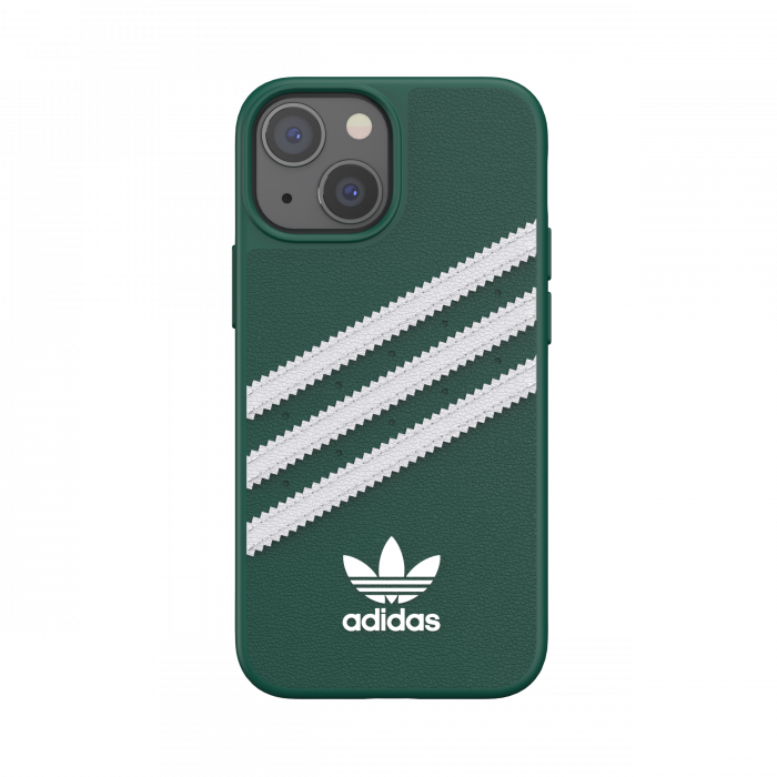 Adidas 3-Stripes Snap Case Case for iPhone 13 mini (Collegiate Green)