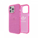 Adidas Protective Glitter Clear Case for iPhone 13 Pro (Pink)