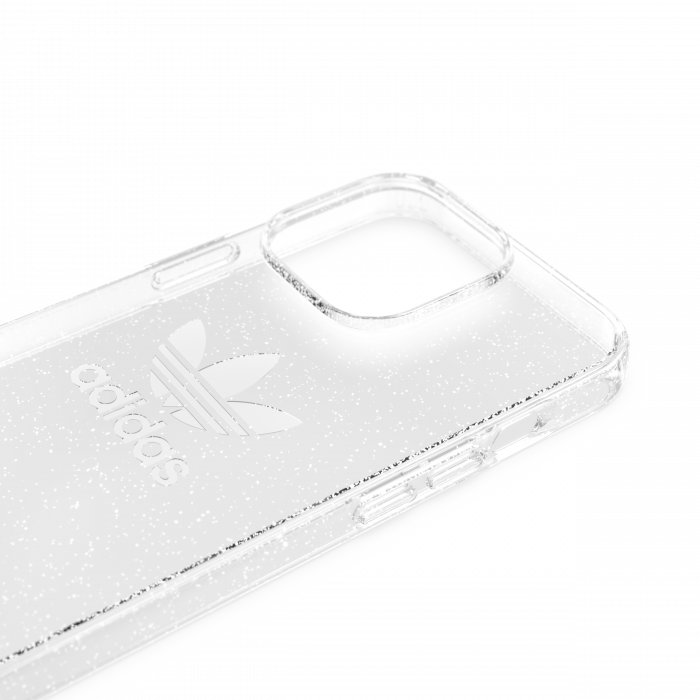 Adidas Protective Glitter Clear Case for iPhone 13 Pro Max (Clear)