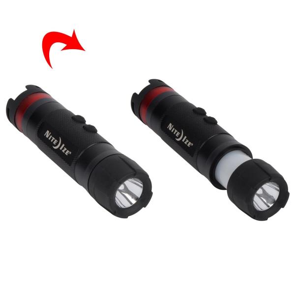 Nite Ize Radiant 3-IN-1 LED Mini Flashlight 80 Lumens (Black)