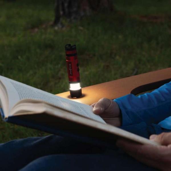 Nite Ize Radiant 3-IN-1 LED Mini Flashlight 80 Lumens (Red)