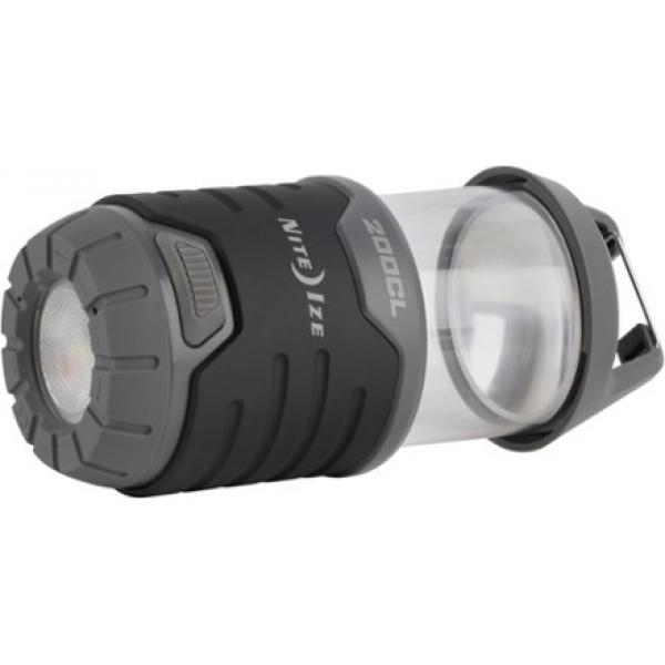 Nite Ize Radiant Collapsible Lantern And Flashlight 200 Lumens (Black)