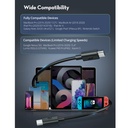 RAVPower 2m Type-C to Type-C Cable TPE (Black)