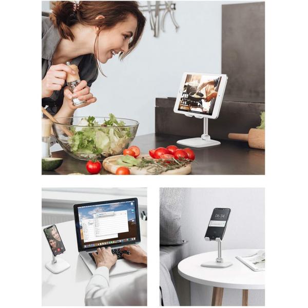 UGREEN Foldable Multi-View Desktop Phone Holder (White)