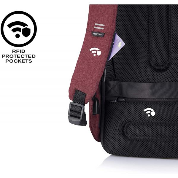 XD-Design Bobby Hero Small Anti-Theft BackPack (Red)