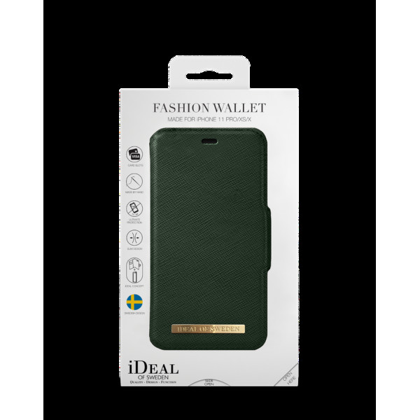 iDeal Of Sweden Wallet for iPhone 11 Pro (Saffiano Green)