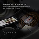 Roav SmartCharge FM Transmitter Car Kit F2