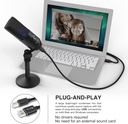 FIFINE USB Mic with a Live Monitoring Jack for Streaming, Podcasting