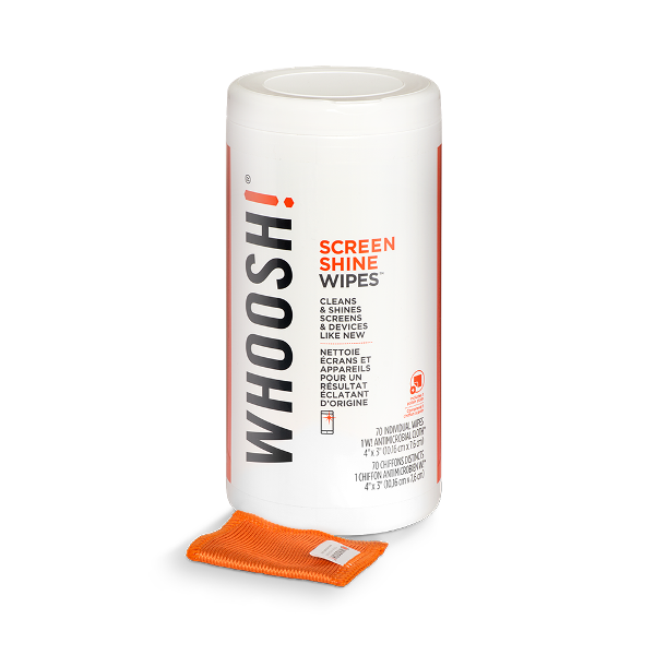 Whoosh Screen Shine Wipes 70