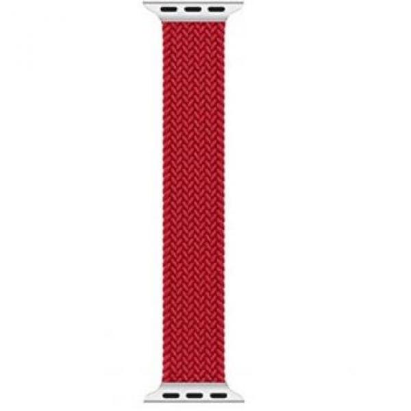 WIWU Braided Solo Loop Watchband For IWatch 42-44MM / M:160MM (Red)