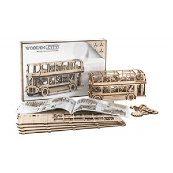 Wooden.City Wooden Mechanical models (London Bus)