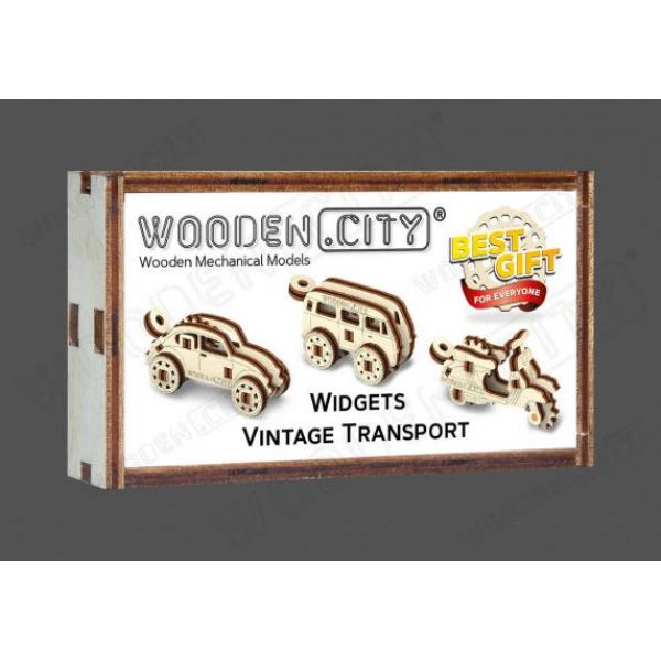 Wooden.City Wooden Mechanical models (Widgets Vintage Transport)