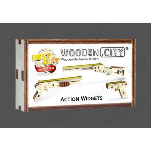 Wooden.City Wooden Mechanical models (Action Widgets)