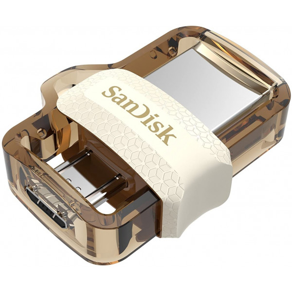 SanDisk Ultra Dual Drive m3.0 32GB - Android White/Gold