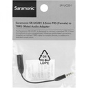 Saramonic 3.5mm Female TRS Microphone to 3.5mm Male Cable Adapter