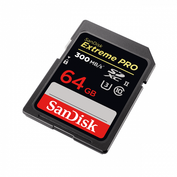 Sandisk Extreme Pro SDXC 64GB 300 MBs UHS-II Memory Card