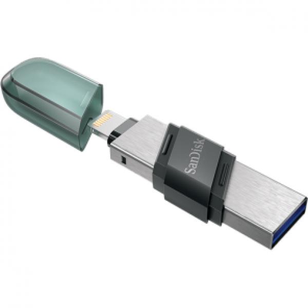 SanDisk iXpand Flash Drive 256GB USB A to Lightning