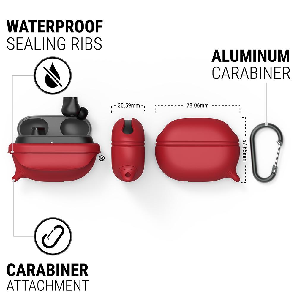 Catalyst® Waterproof &amp; Drop Proof Case for Beats Studio Buds (Red)