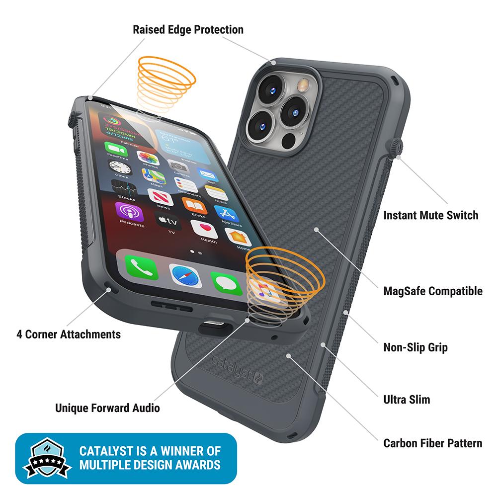 Catalyst® Vibe for iPhone 13 Pro (Battleship Gray)