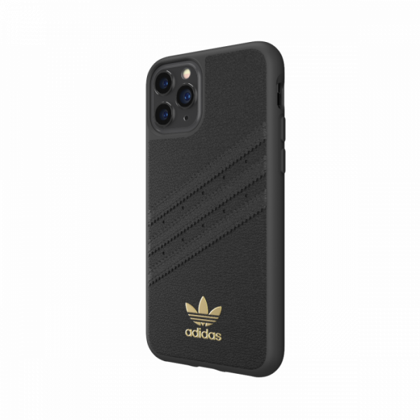 Adidas 3-Stripes Leather Snap for iPhone 11 Pro (Black)