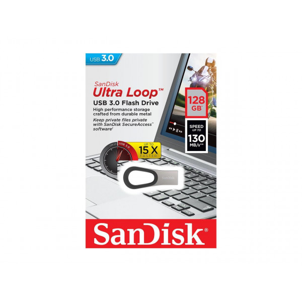 SanDisk Ultra Loop USB 3.0 Flash Drive 128GB