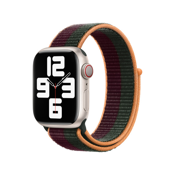 Apple Watch Sport Loop 41mm Regular (Dark Cherry/Forest Green)
