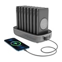 Powerology 8in1 Station 10000mAh with Built-in Cable (Black)