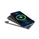 Powerology 8in1 Station 10000mAh with Built-in Cable (Black)