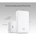 Kodak Mini 2 Wireless HD Photo Mobile Printer (White)