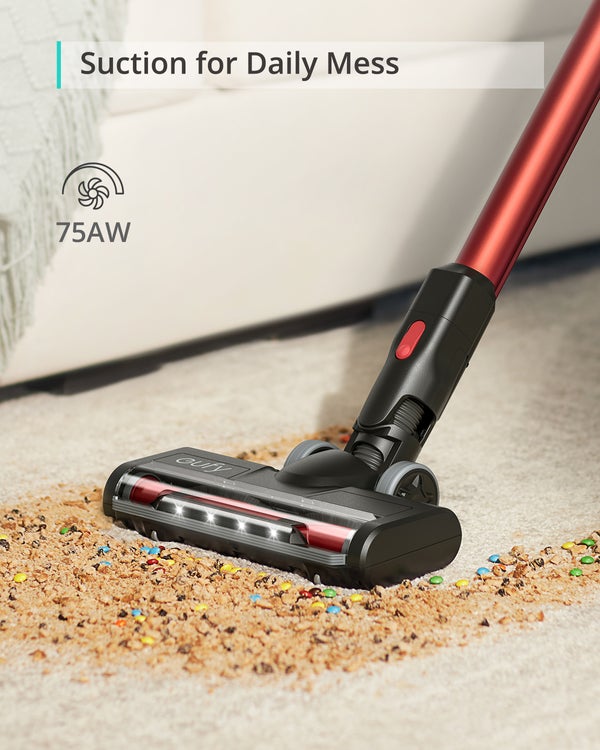 Eufy HomeVac S11 Lite Cordless Stick Vacuum Cleaner (Red)