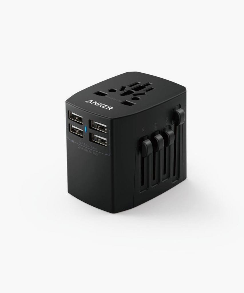 Anker Universal Travel Adapter with 4 USB Ports