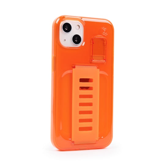 Grip2u Boost Case with Kickstand for iPhone 13 (Orange)