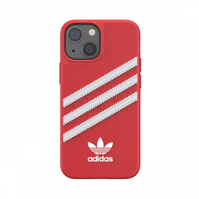 Adidas 3-Stripes Snap Case for iPhone 13 Mini (Scarlet)